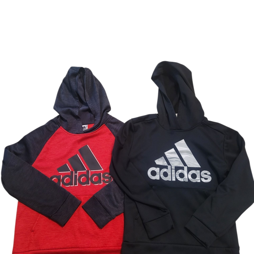 Adidas Kids' Red and Black Sweatshirts